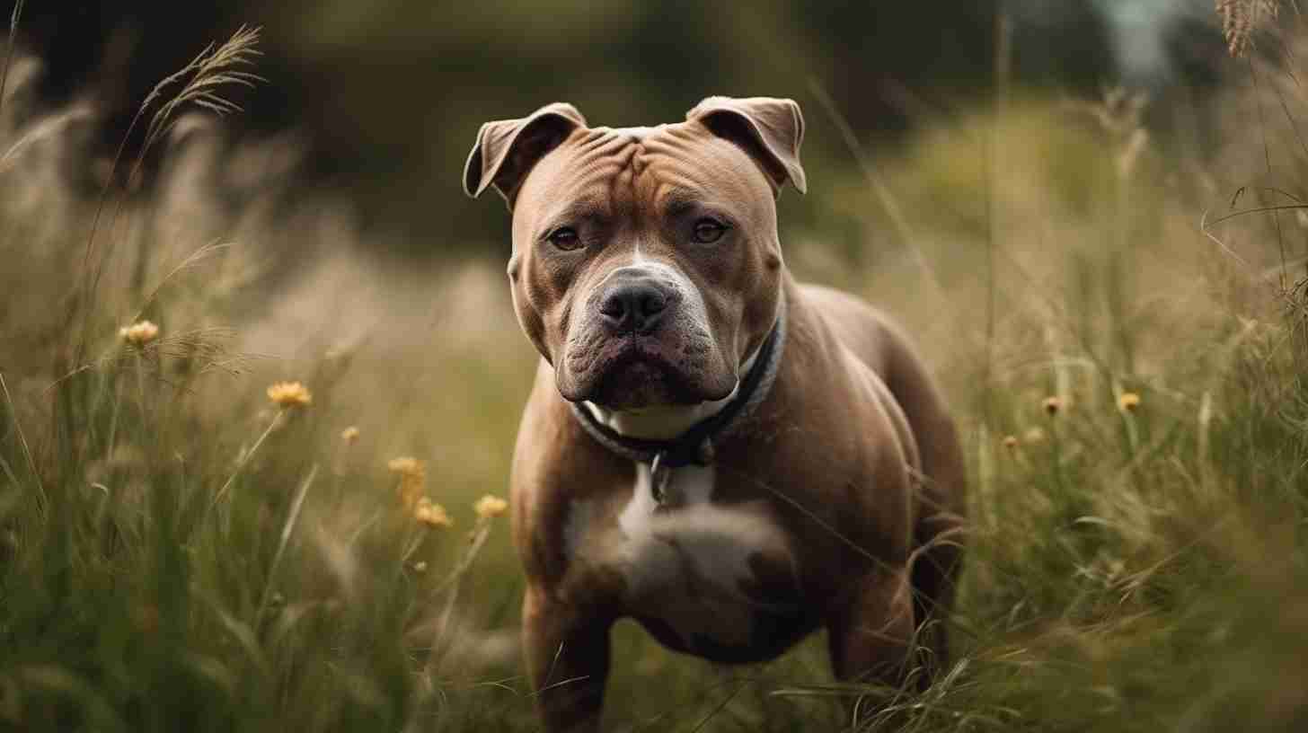 Are there any behavioral issues that are linked to certain health problems in Pitbulls?